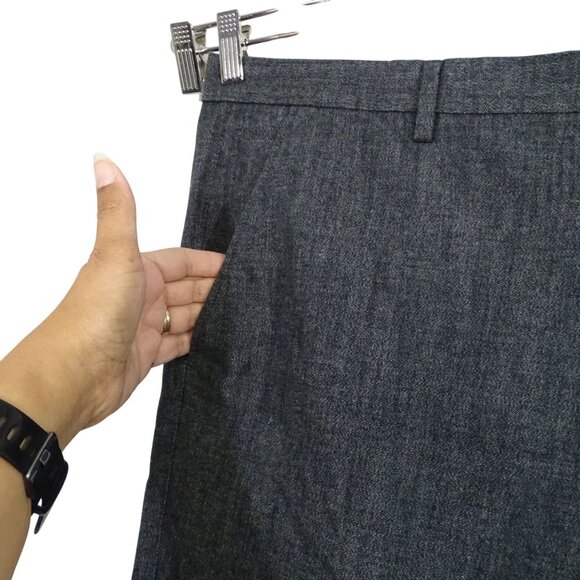 Banana Republic Grey Kentfield Pants  Men Size 38 X 32 Cotton Straight Fit - Picture 2 of 12